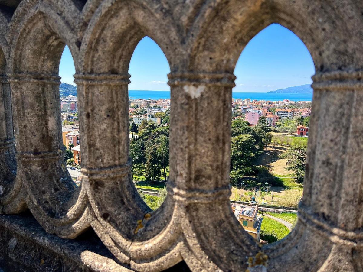 Torre Scribanti Villa Sestri Levante Buitenkant foto